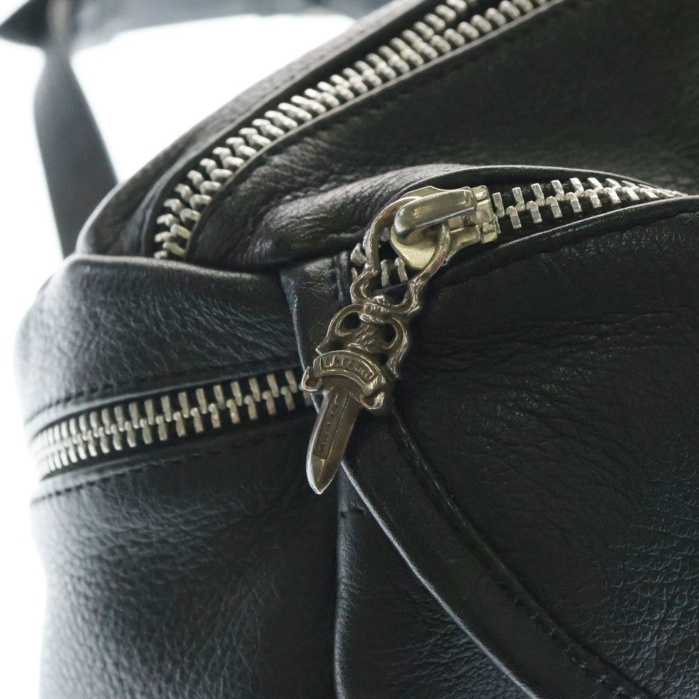 CHROME HEARTS(クロムハーツ) #1 SNAT PACK スナットパック ダガージップ ガンスリンガーベルト レザーウエストバッグ ブラック BCA378