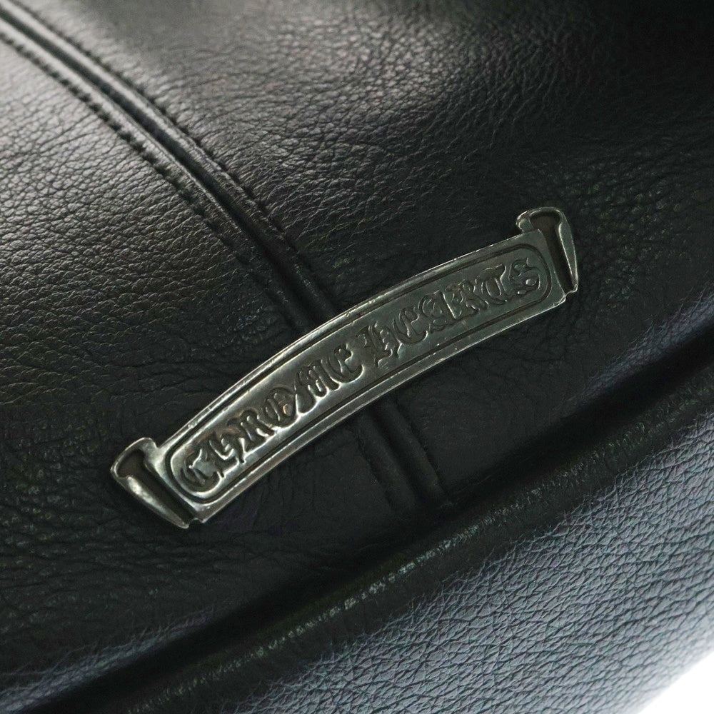 CHROME HEARTS(クロムハーツ) #1 SNAT PACK スナットパック ダガージップ ガンスリンガーベルト レザーウエストバッグ ブラック BCA378