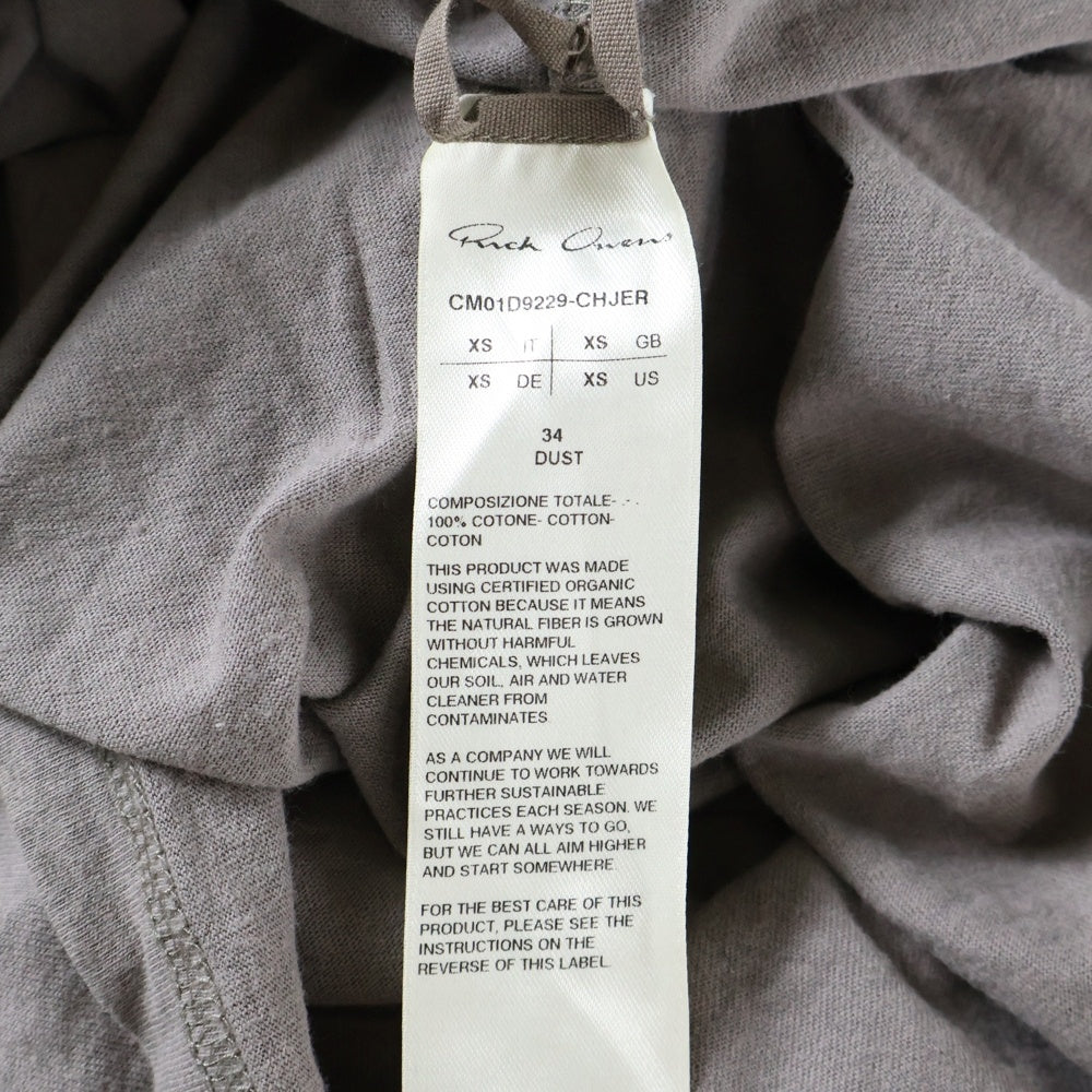 Rick Owens(リックオウエンス) ×CHAMPION TOMMY ロゴ刺繍 クルーネック半袖カットソー CM01D9229-CHJER ブラウン