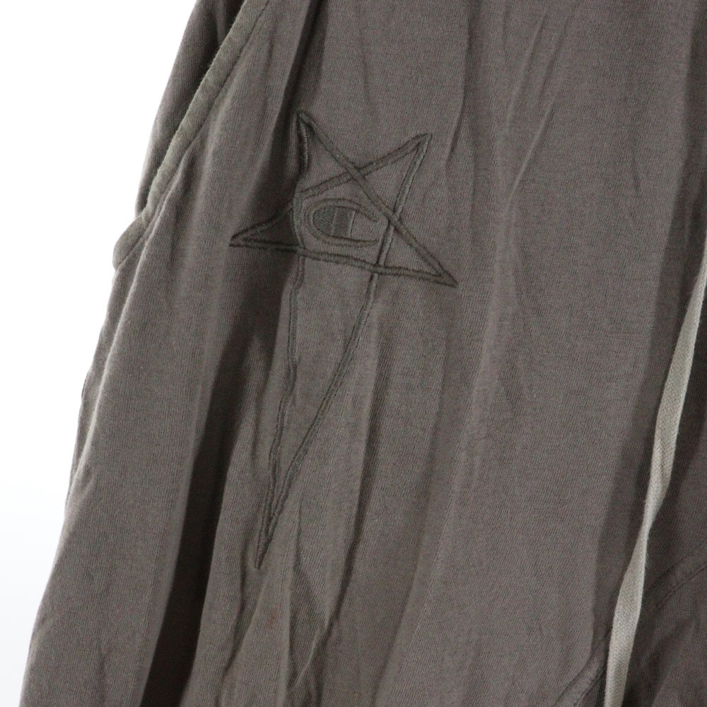 Rick Owens(リックオウエンス) ×CHAMPION ドローストリング サルエル ロングパンツ CM01D9244-CHJER グレー