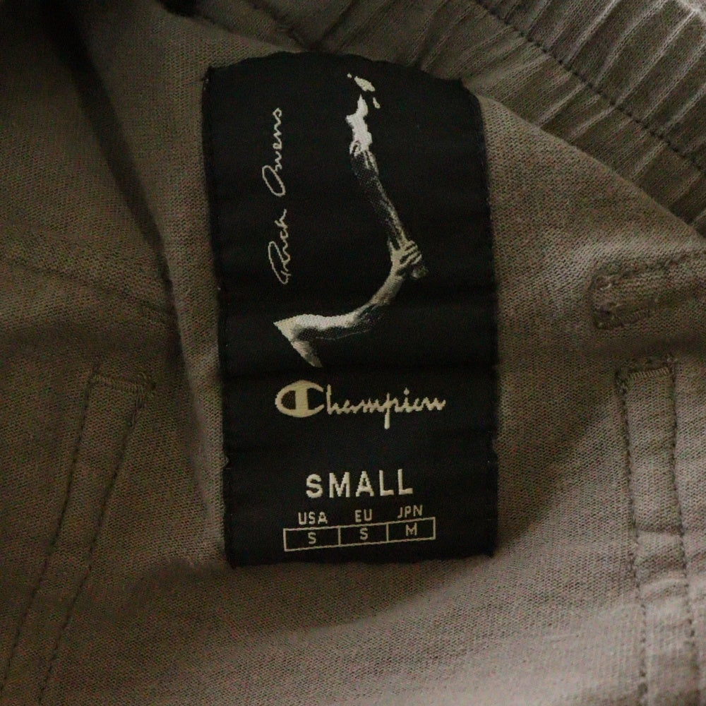 Rick Owens(リックオウエンス) ×CHAMPION ドローストリング サルエル ロングパンツ CM01D9244-CHJER グレー