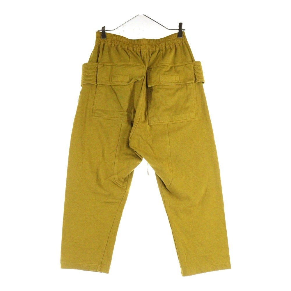 DRKSHDW(ダークシャドウ) cotton joggers Creatch Cargo Cropped Drawstring ドローストリング カーゴトリミングパンツ DU02D2371-RIG イエロー