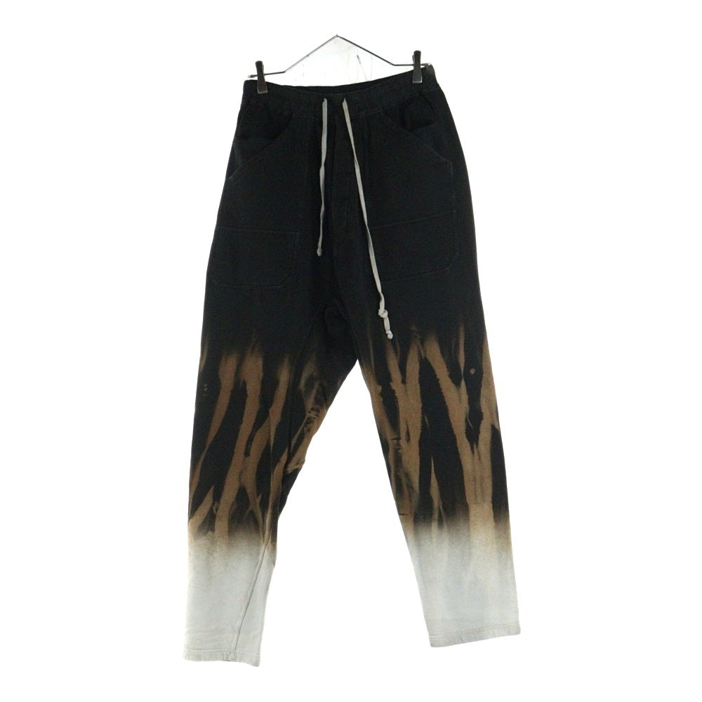 Rick Owens(リックオウエンス) 24AW CLASSIC CARGO DRAWSTRING スウェット クラシックカーゴ ドローストリングパンツ ブラック/ブラウン DU02D2370 FSUN