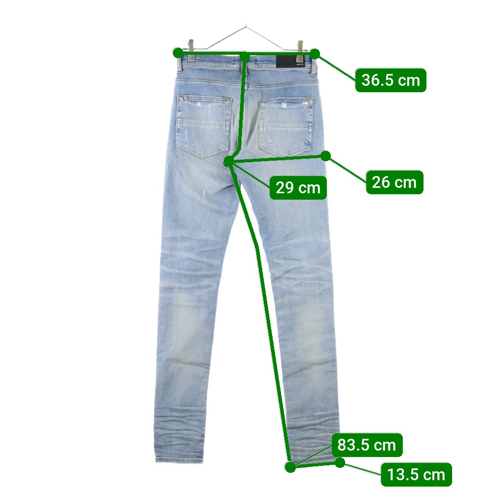 AMIRI(アミリ) ストレッチスキニーデニムパンツ SR1PXMD002SAMDSI インディゴ