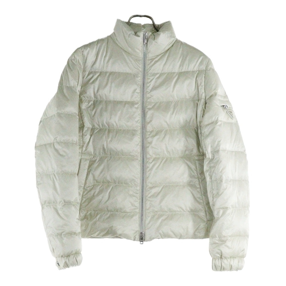 PRADA(プラダ) 20AW 三角ロゴ トライアングルプレート ダウンジャケット レディース アイボリー 9W149 R152 1DAB