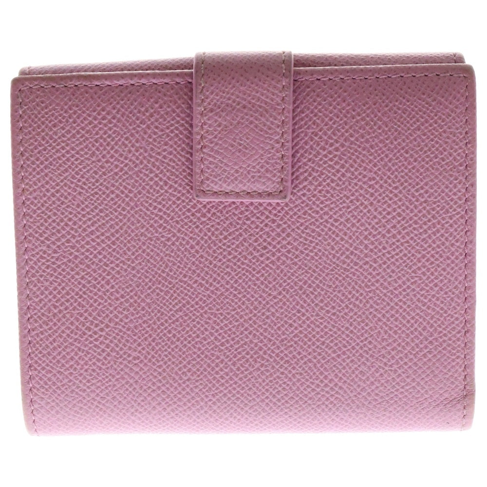 FERRAGAMO(フェラガモ) ガンチーニクリップ 二つ折り財布 ウォレット ピンク 22C877