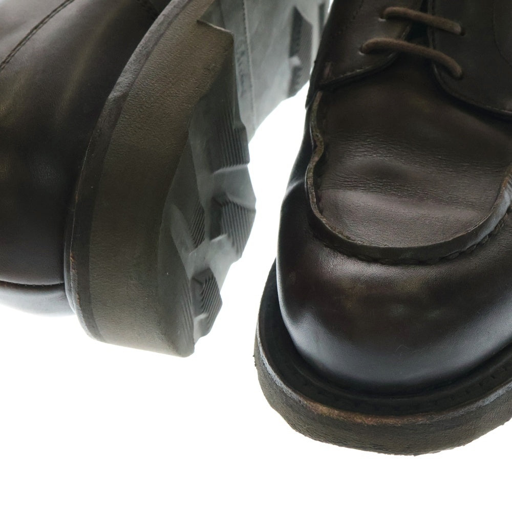 PARABOOT(パラブーツ) CHAMBORD GRIFF 2 Uチップ レースアップレザードレスシューズ 76297 ブラウン