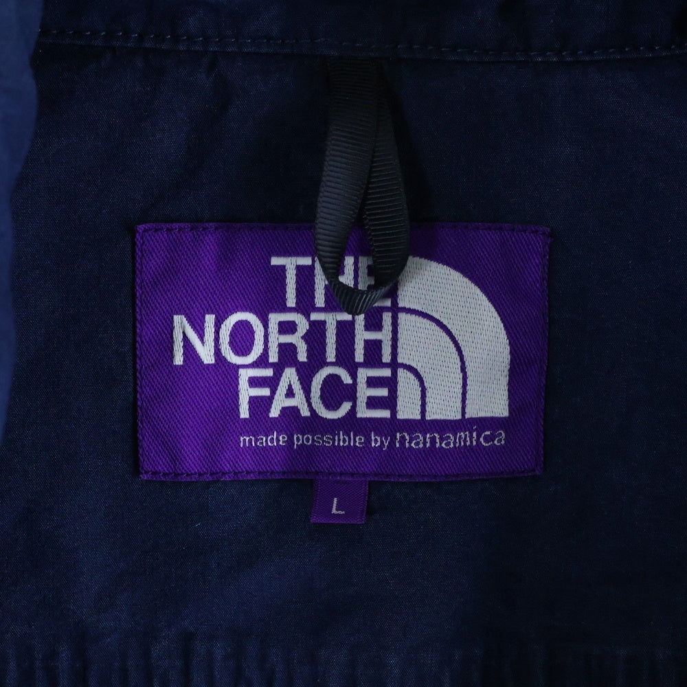 THE NORTH FACE PURPLE LABEL(ノースフェイスパープルレーベル) ロゴ刺繍 インディゴフィールド ジャケット インディゴ