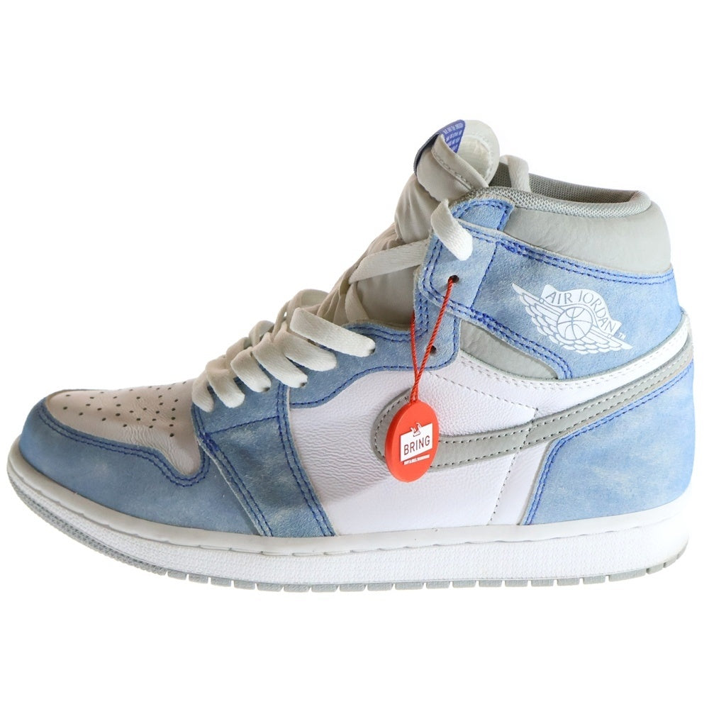 NIKE(ナイキ) AIR JORDAN 1 Hyper Royal エアジョーダン 1 ハイパーロイヤル ハイカットスニーカー ホワイト/ブルー US9/27cm 555088-402