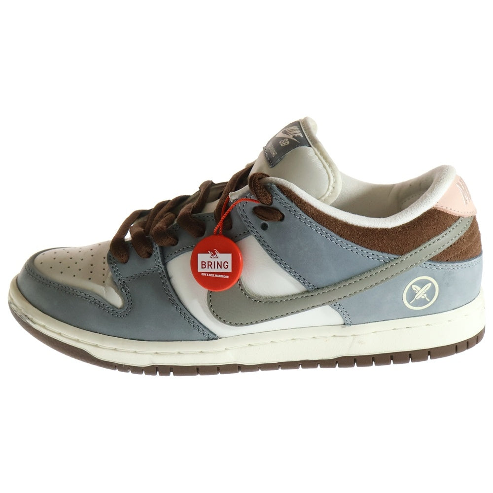 NIKE(ナイキ) ×YUTO HORIGOME DUNK LOW ×ユウトホリゴメ ダンクロー ローカットスニーカー ウルフグレー FQ1180-001 グレー/ホワイト US8.5