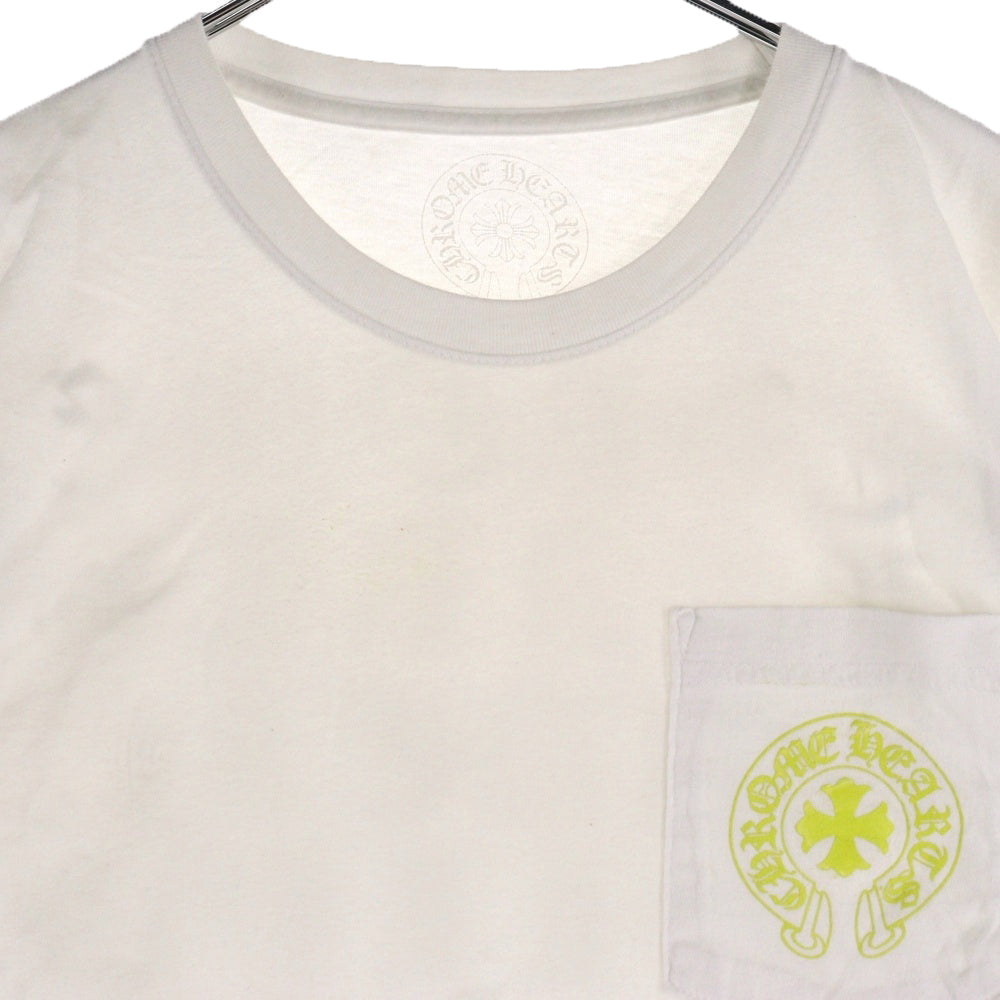 CHROME HEARTS(クロムハーツ) Yellow Made In Hollywood イエロー メイドインハリウッド プリントTシャツ 半袖カットソー ホワイト