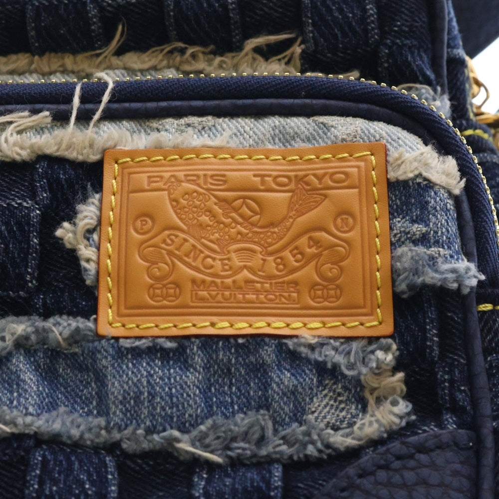 LOUIS VUITTON(ルイヴィトン) ナイル デニムモノグラム ショルダーバッグ 2WAY ネイビー M15296