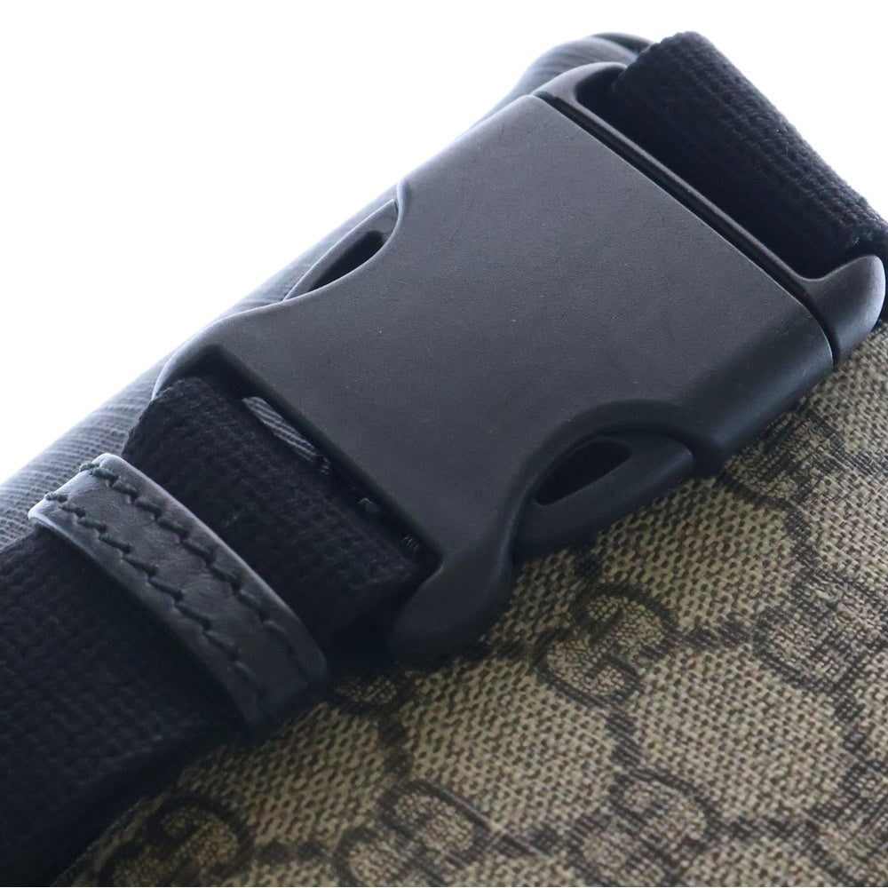 GUCCI(グッチ) GGスプリームキャンバス ウエストバッグ ブラウン 450946