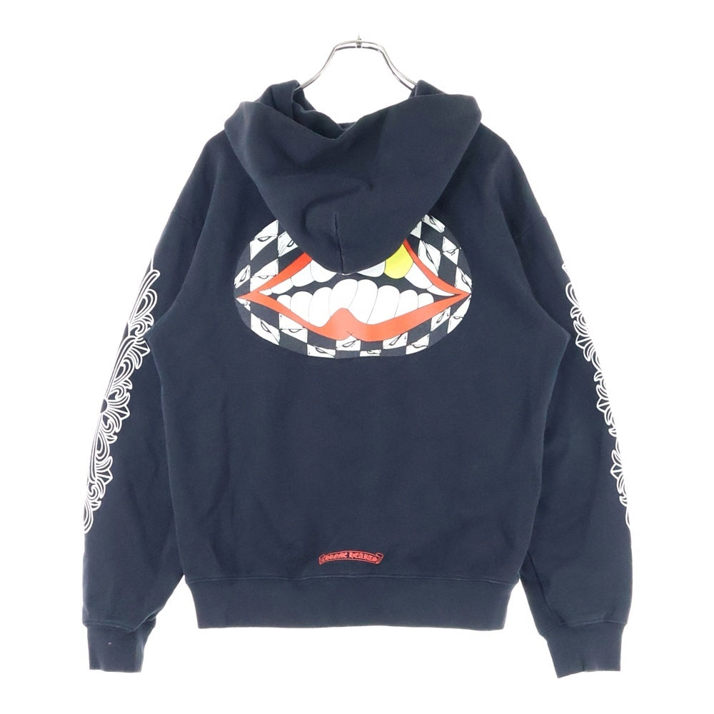 CHROME HEARTS(クロムハーツ) ×MATTY BOY CHOMPER PLVR チョンパーバックプリント プルオーバーパーカー ブラック