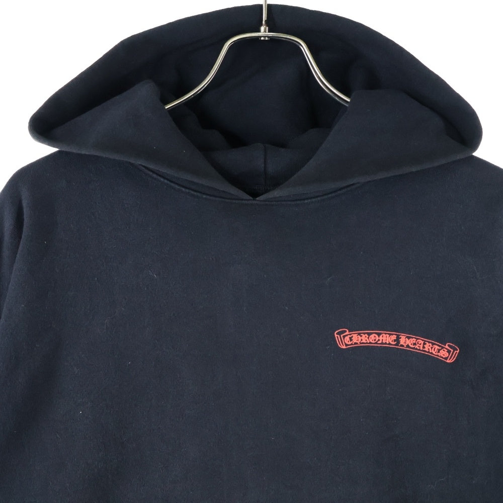CHROME HEARTS(クロムハーツ) ×MATTY BOY CHOMPER PLVR チョンパーバックプリント プルオーバーパーカー ブラック