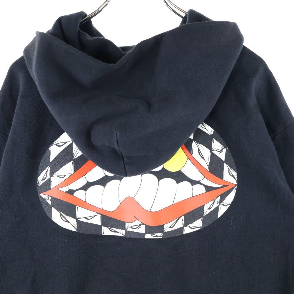 CHROME HEARTS(クロムハーツ) ×MATTY BOY CHOMPER PLVR チョンパーバックプリント プルオーバーパーカー ブラック