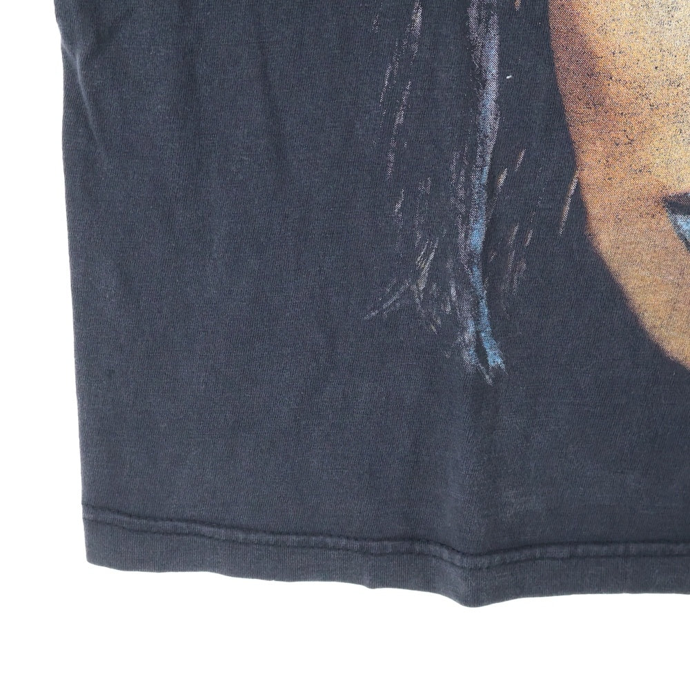 VINTAGE(ヴィンテージ) 90S MARILYN MANSON FACE TEE BOOTLEG ブートレグ マリリンマンソン フェイス 両面プリント クルーネック 半袖Tシャツ カットソー
