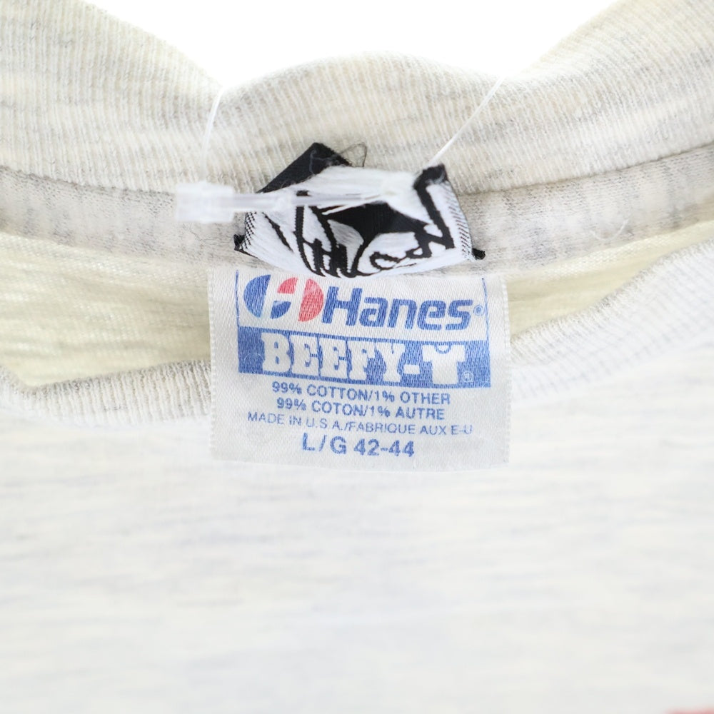 STUSSY(ステューシー) 80s OLD STUSSY オールドステューシー ロゴプリント クルーネック半袖カットソー グレー