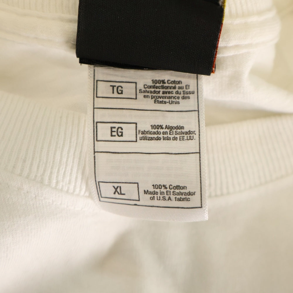 THRASHER(スラッシャー) SAD プリント クルーネック半袖カットソー ホワイト