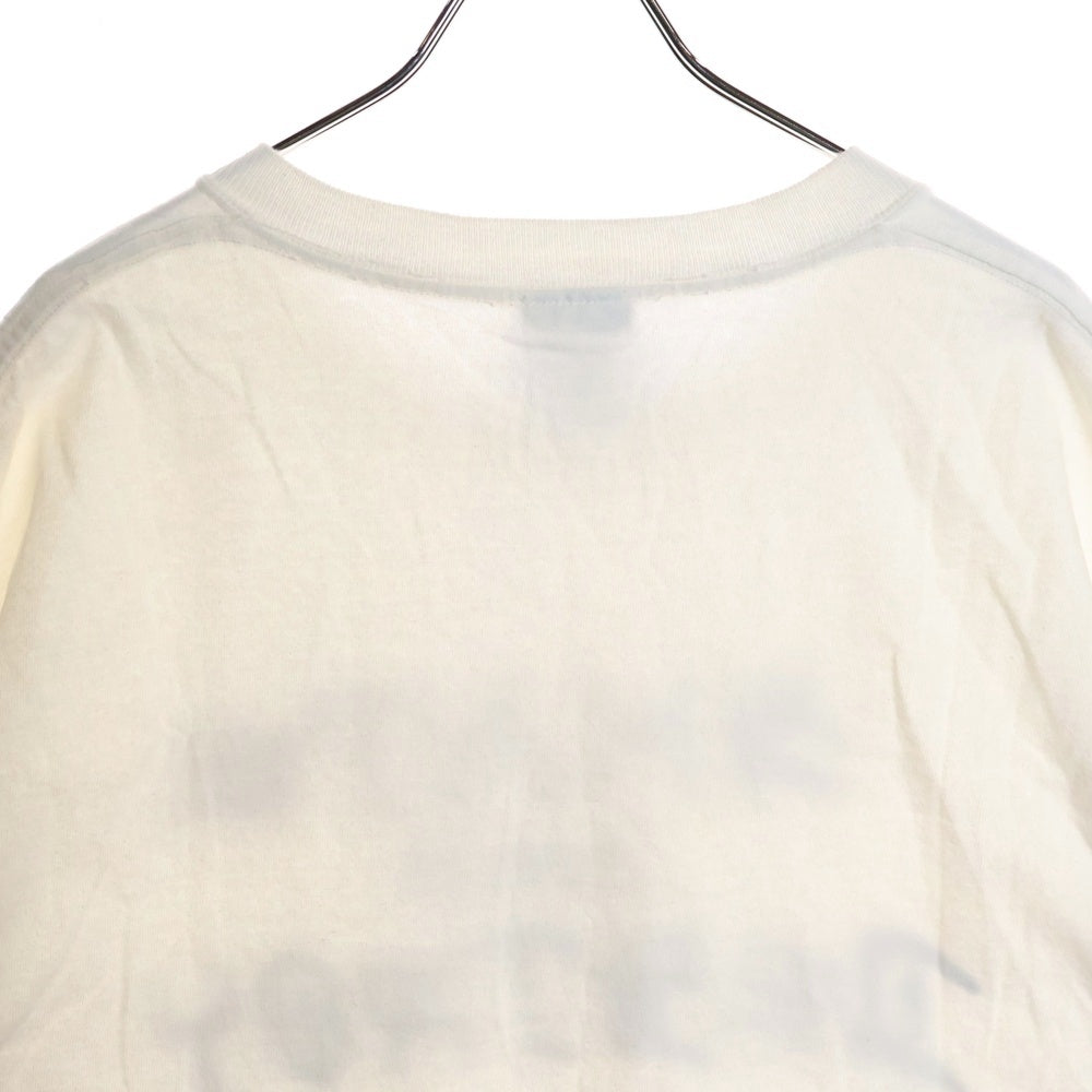 THRASHER(スラッシャー) SKATE&DESTROY スケートアンドデストロイプリント クルーネック半袖カットソー ホワイト