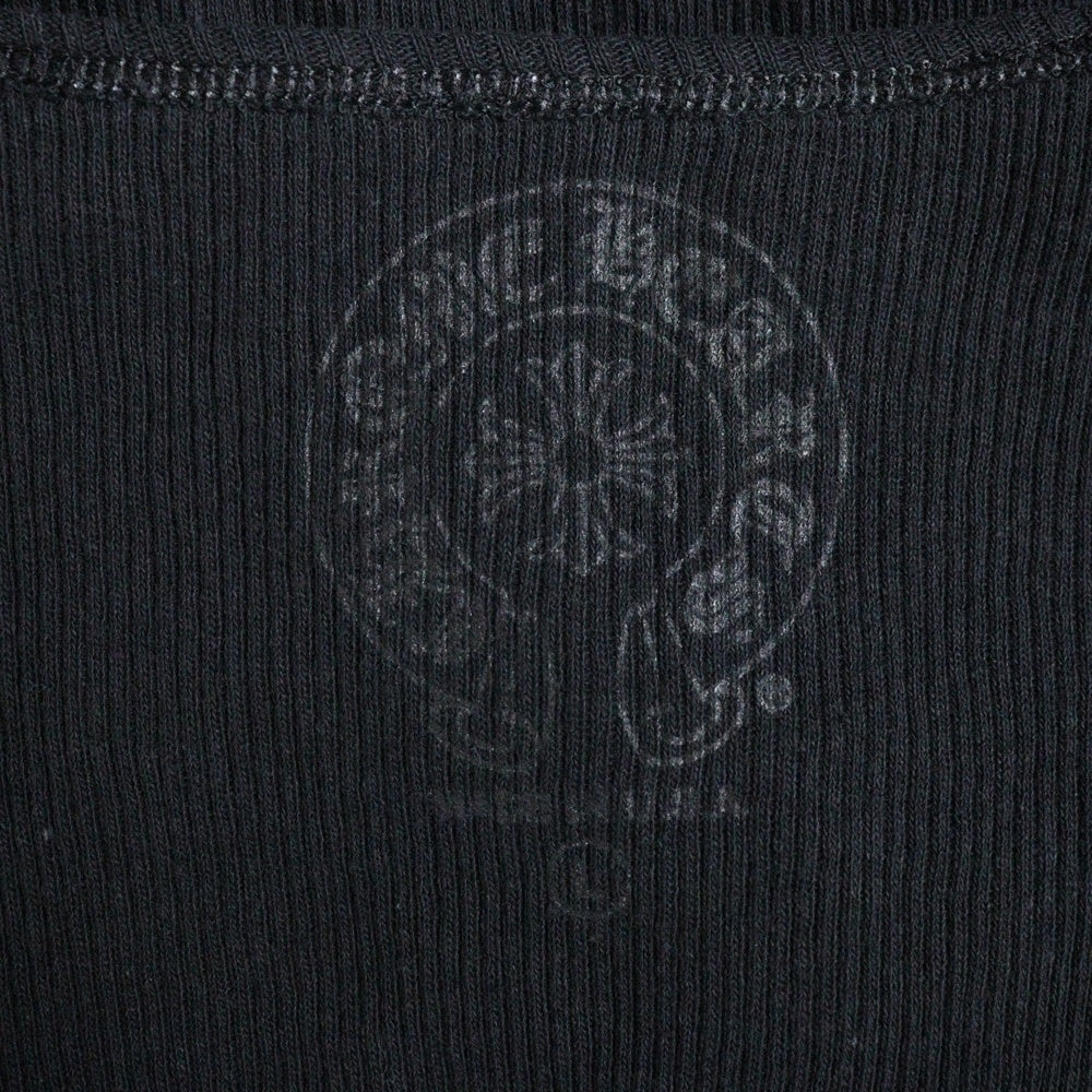 CHROME HEARTS(クロムハーツ) Side Logo Tank Top サイドロゴタンクトップ ヴァーティカルロゴ プリント ブラック