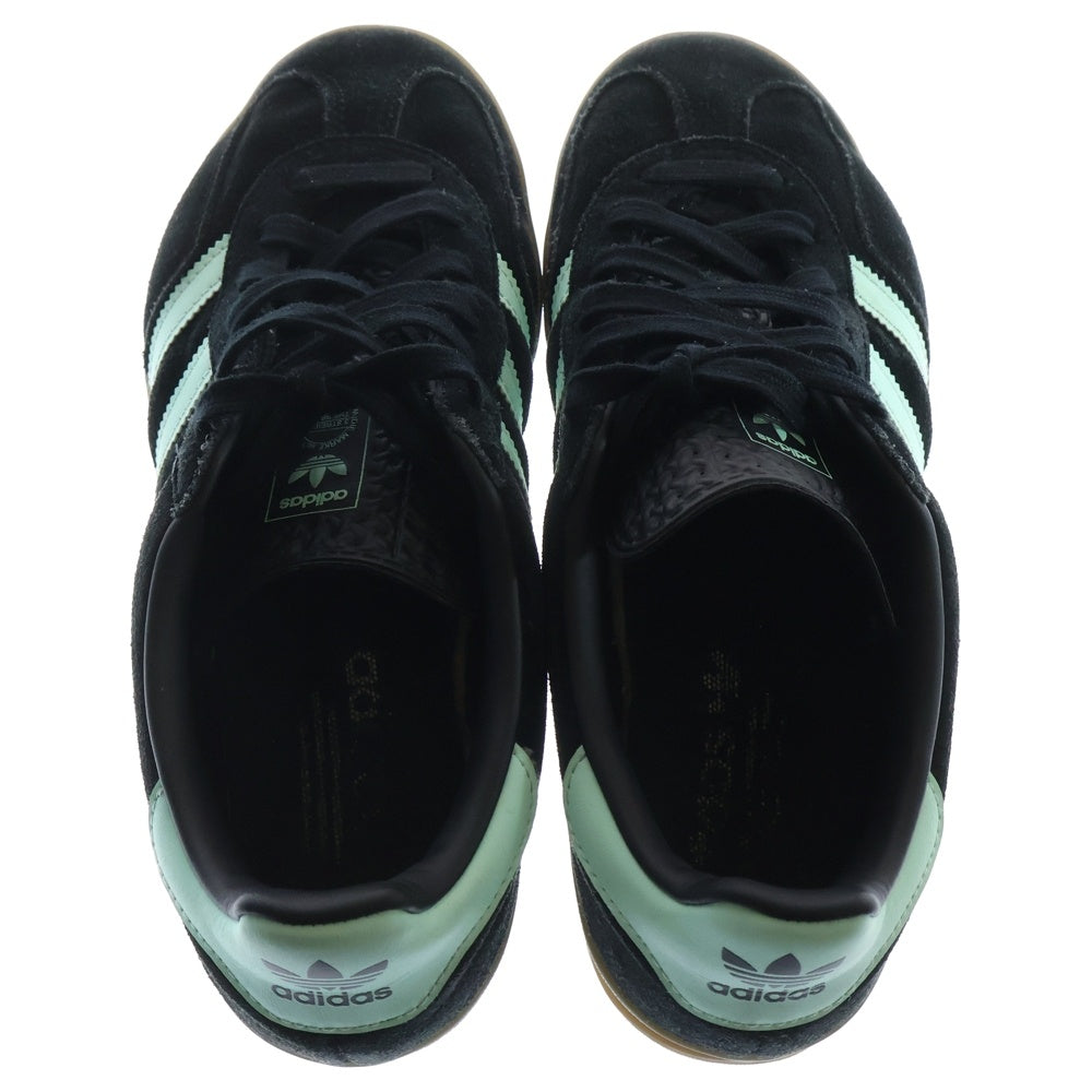 adidas(アディダス) GAZELLE INDOOR CORE BLACK CLEAR MINT GUM ガゼル ローカットスニーカー JR7112 ブラック