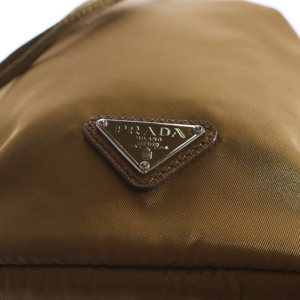 PRADA(プラダ) Re-Nylon 巾着 ポーチ 1NS369 ブラウン