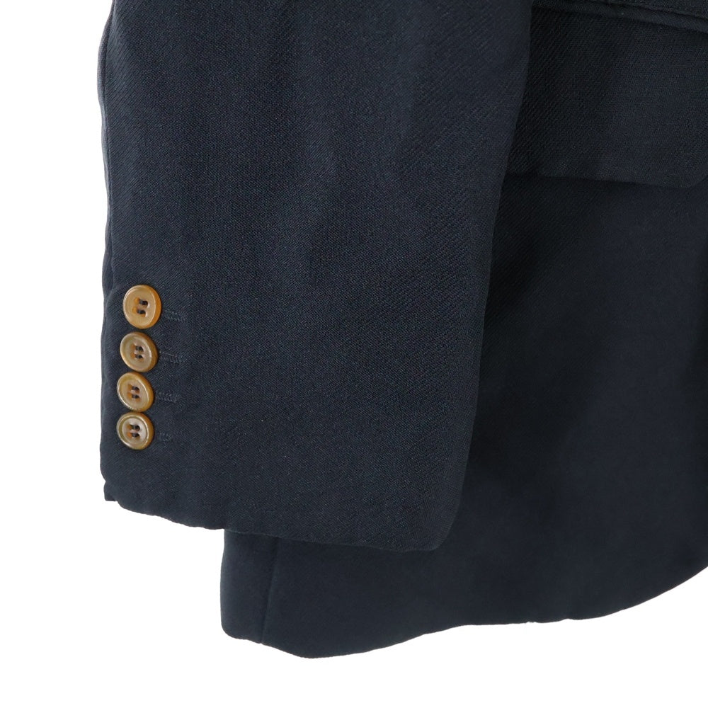 COMME des GARCONS HOMME DEUX(コムデギャルソン オムドゥ) 21AW ポリ縮絨2B テーラードジャケット ブラック DH-J031