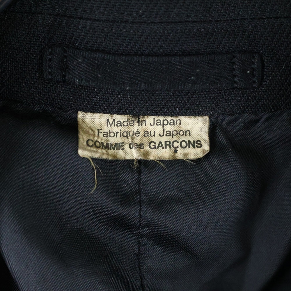COMME des GARCONS HOMME DEUX(コムデギャルソン オムドゥ) 21AW ポリ縮絨2B テーラードジャケット ブラック DH-J031