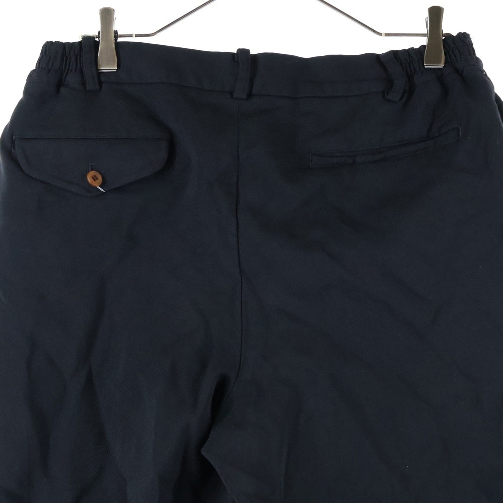 COMME des GARCONS HOMME DEUX(コムデギャルソン オムドゥ) 20SS ポリエステル スラックスパンツ ブラック DG-P050