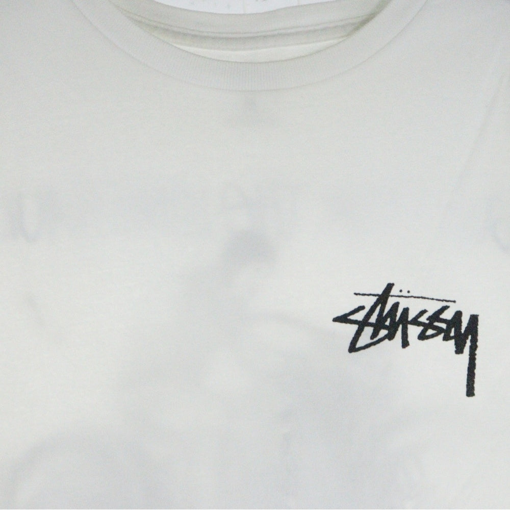 STUSSY(ステューシー) ×SCHOTT BULIT FOR THE LONG HAUL 100周年 ビルト フォー ザ ロング・ホール クルーネック半袖カットソー ホワイト 3133052