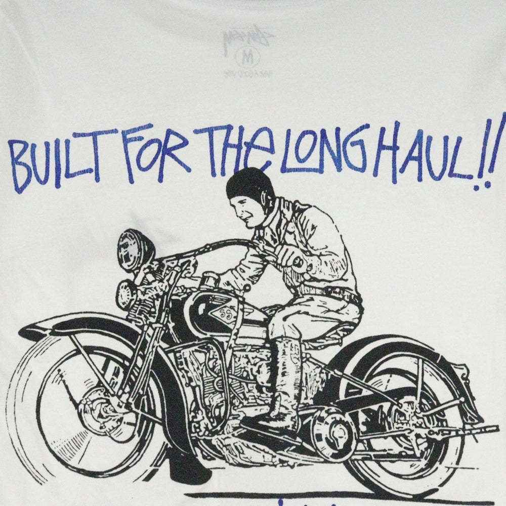 STUSSY(ステューシー) ×SCHOTT BULIT FOR THE LONG HAUL 100周年 ビルト フォー ザ ロング・ホール クルーネック半袖カットソー ホワイト 3133052