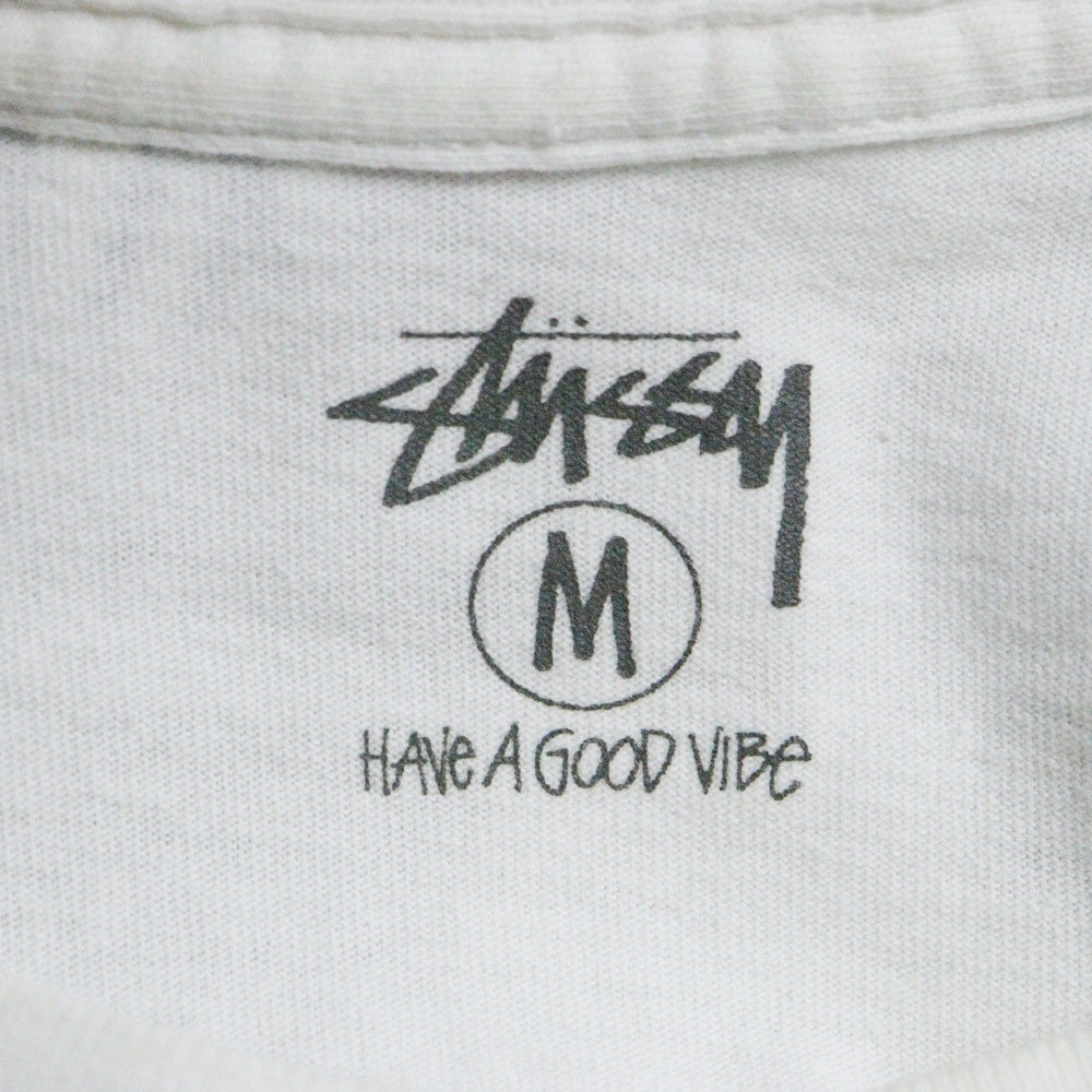 STUSSY(ステューシー) ×SCHOTT BULIT FOR THE LONG HAUL 100周年 ビルト フォー ザ ロング・ホール クルーネック半袖カットソー ホワイト 3133052