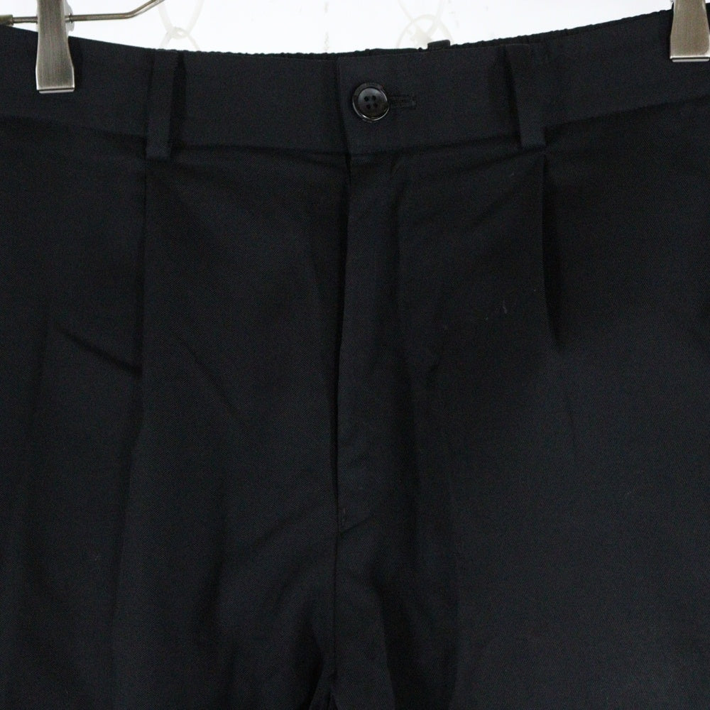 N.HOOLYWOOD(エヌハリウッド) WIDE TAPERED EASY SLACKS ワイドテーパード イージー スラックスパンツ ブラック 2232-PT06-006peg