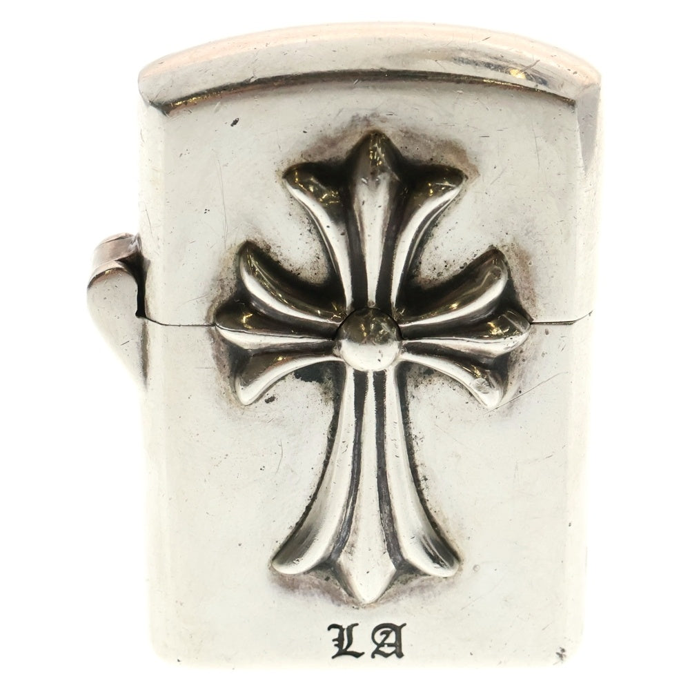 CHROME HEARTS(クロムハーツ) LA ZIPPO LIGHTERZ-V1 V1スモール CHクロス ジッポライター シルバー BCA398