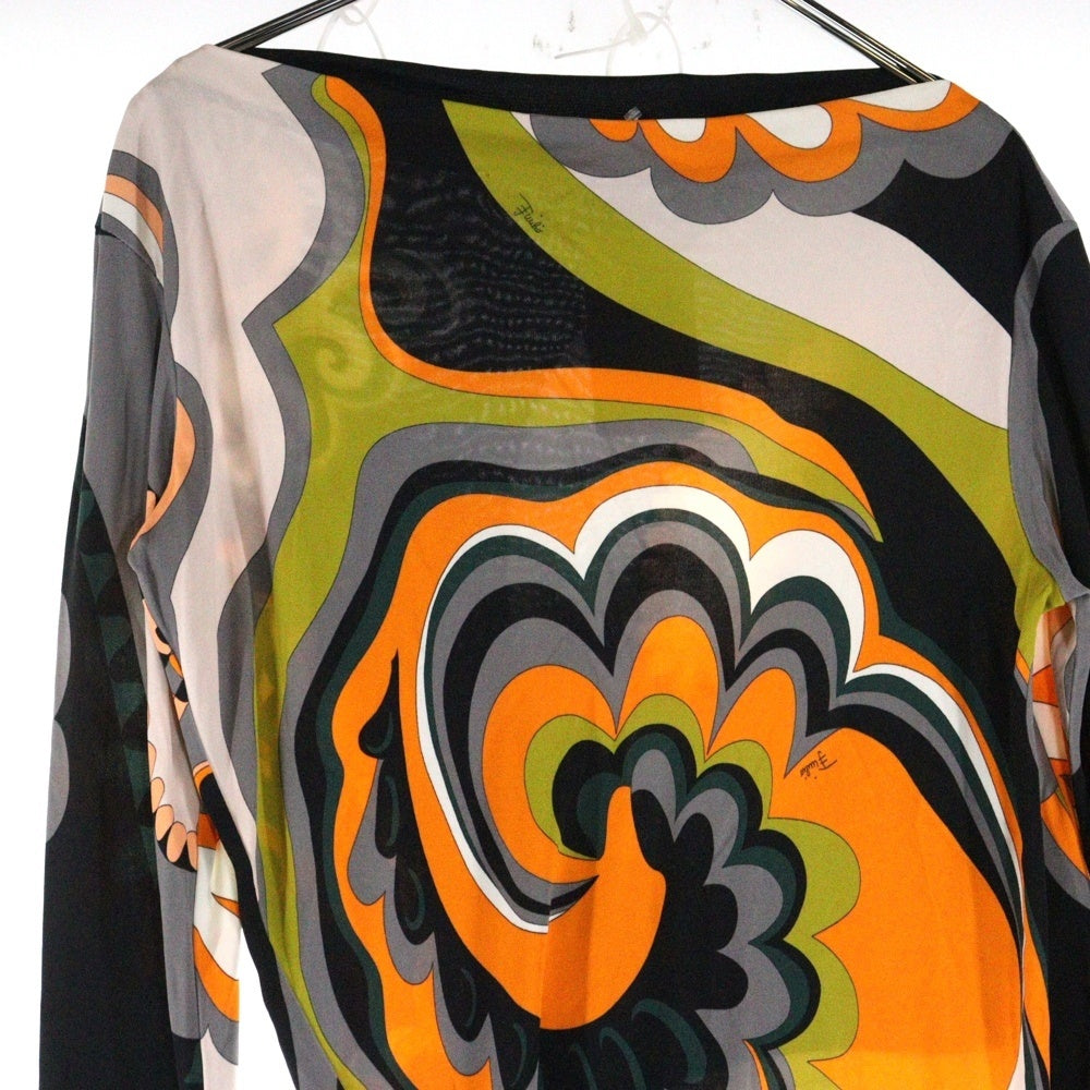 EMILIO PUCCI(エミリオプッチ) 総柄 アシメントリー 長袖