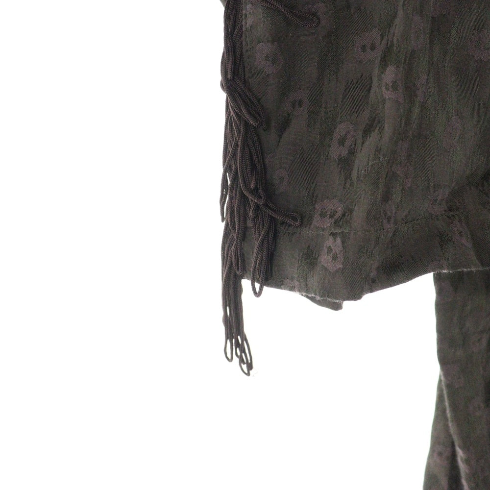 Needles(ニードルス) Fringe Open Collar Shirt Dress フリンジオープンカラー シャツワンピース QV268 ブラウン
