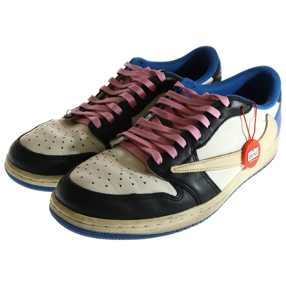 NIKE(ナイキ) ×TRAVIS SCOTT FRAGMENT DESIGN AIR JORDAN 1 LOW OG SP トラヴィススコット フラグメント エアジョーダン1 ローカットスニーカー DM7866-140 US10.5/28.5cm