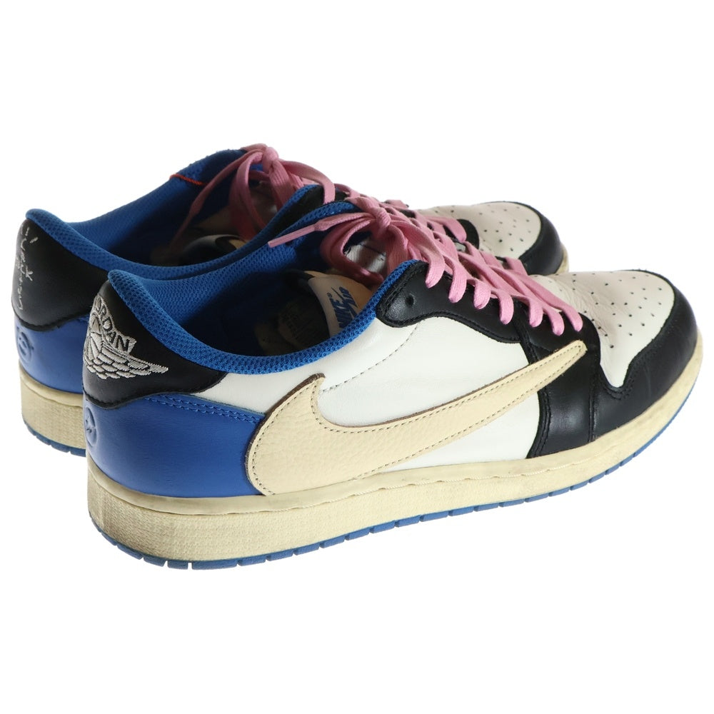 NIKE(ナイキ) ×TRAVIS SCOTT FRAGMENT DESIGN AIR JORDAN 1 LOW OG SP トラヴィススコット フラグメント エアジョーダン1 ローカットスニーカー DM7866-140 US10.5/28.5cm