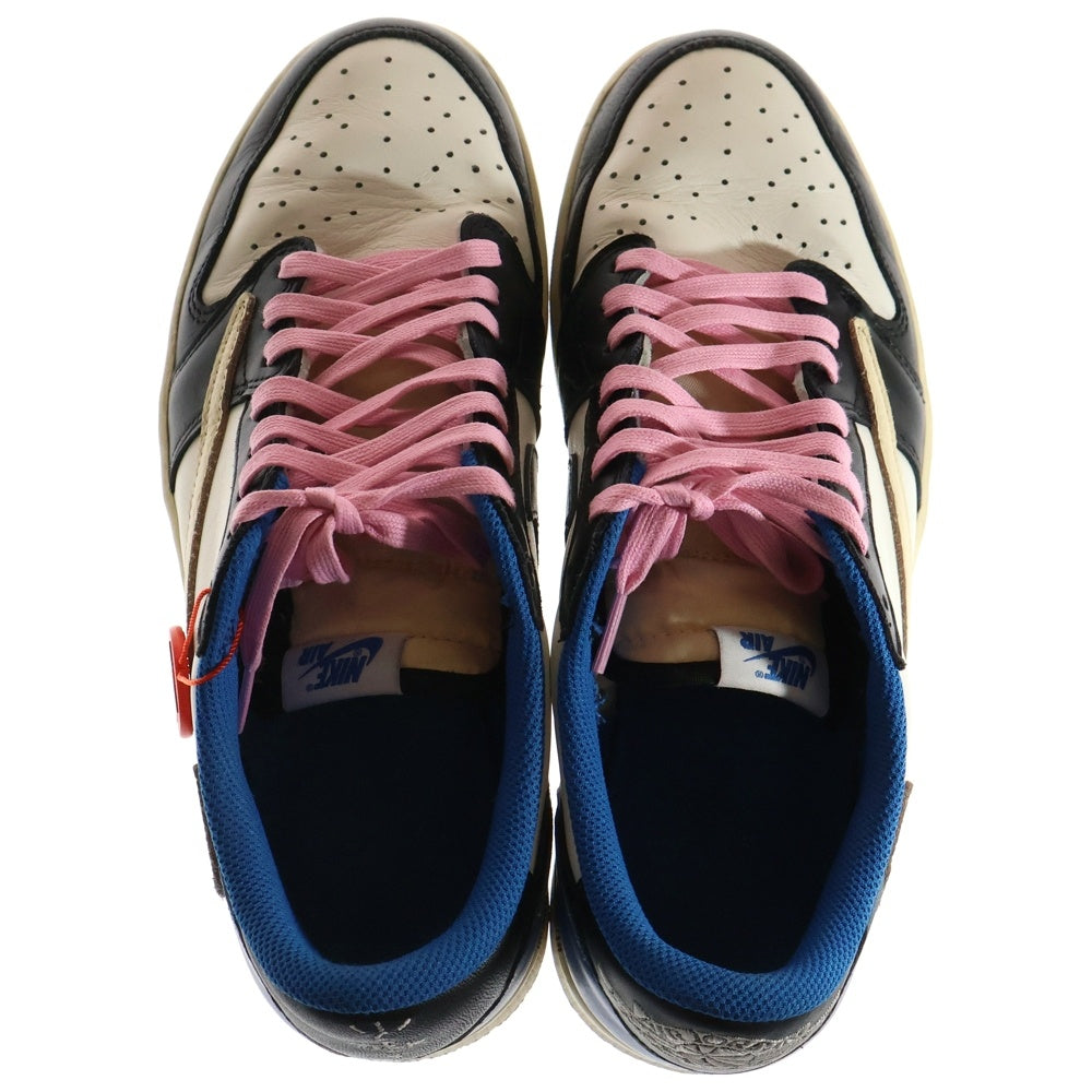 NIKE(ナイキ) ×TRAVIS SCOTT FRAGMENT DESIGN AIR JORDAN 1 LOW OG SP トラヴィススコット フラグメント エアジョーダン1 ローカットスニーカー DM7866-140 US10.5/28.5cm