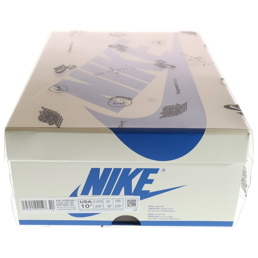 NIKE(ナイキ) ×TRAVIS SCOTT FRAGMENT DESIGN AIR JORDAN 1 LOW OG SP トラヴィススコット フラグメント エアジョーダン1 ローカットスニーカー DM7866-140 US10.5/28.5cm
