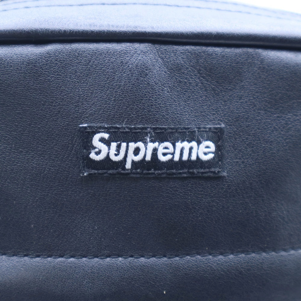 SUPREME(シュプリーム) 24AW Leather Shoulder Bag レザー ショルダーバッグ ブラック