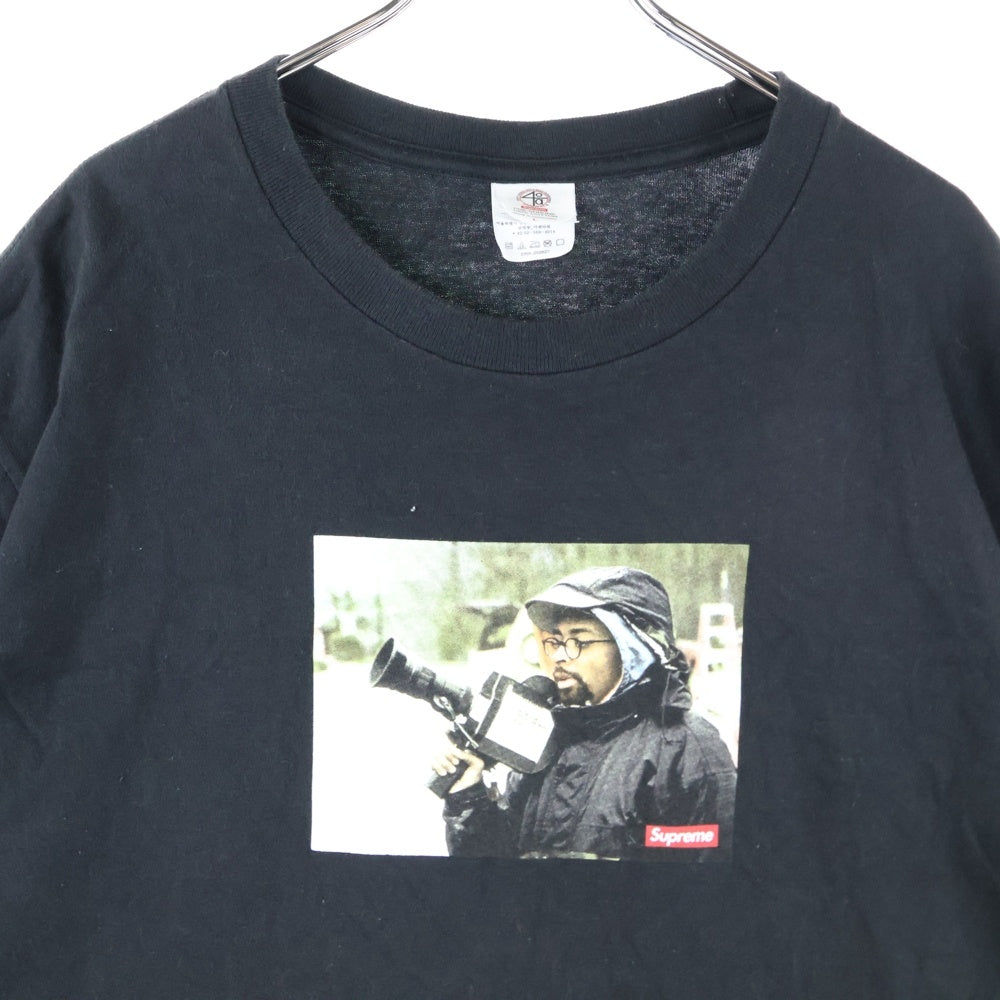 SUPREME(シュプリーム) 25SS 40 Acres Spike Tee 40エーカーズ スパイク フロントフォトプリント クルーネック半袖Tシャツカットソー ブラック