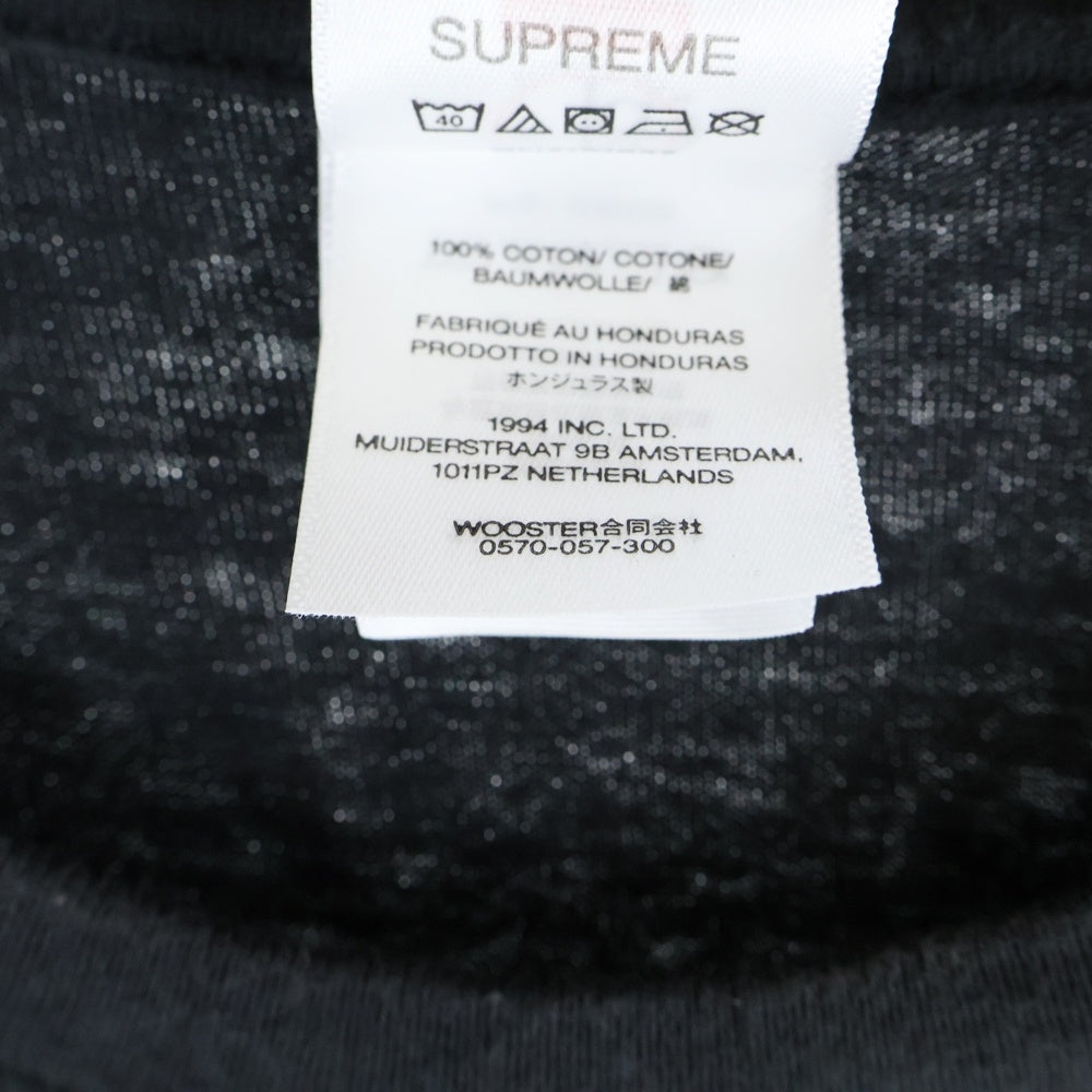 SUPREME(シュプリーム) 25SS 40 Acres Spike Tee 40エーカーズ スパイク フロントフォトプリント クルーネック半袖Tシャツカットソー ブラック