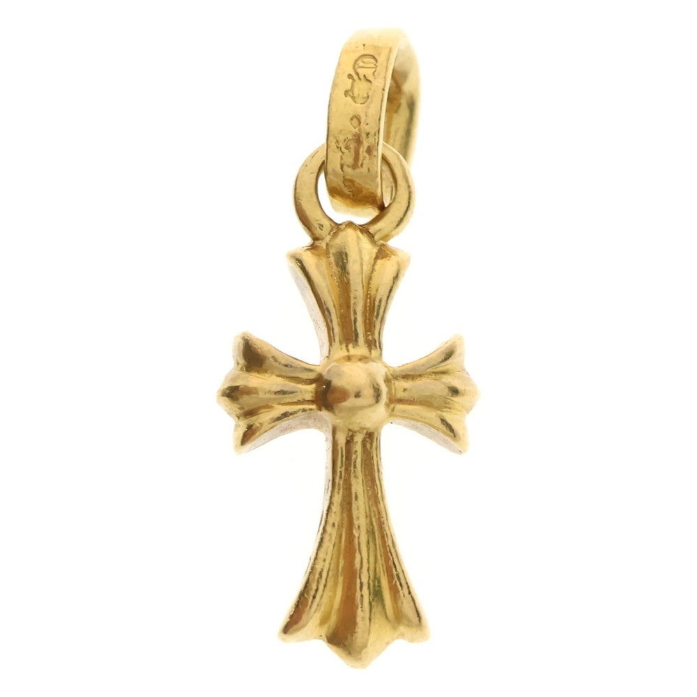 CHROME HEARTS(クロムハーツ) 22K CRS BBYFAT ベイビーファットクロス ペンダントトップ ゴールド BCA037