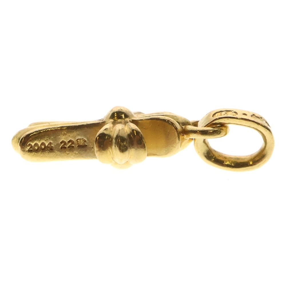CHROME HEARTS(クロムハーツ) 22K CRS BBYFAT ベイビーファットクロス ペンダントトップ ゴールド BCA037