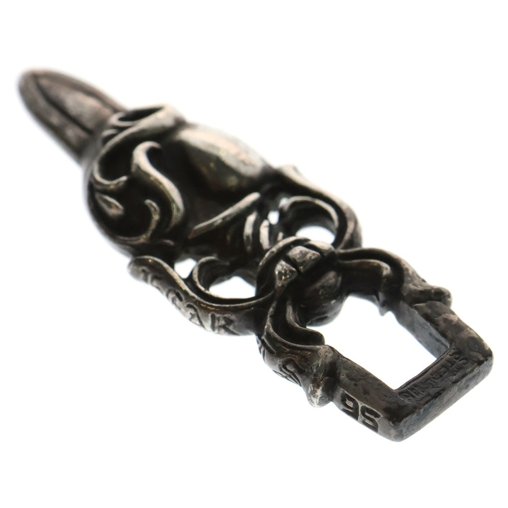 クロムハーツ　ダガー＆ハート　ペンダントトップ　ユーズド CHROME HEARTS クロムハーツ 22K ＃5 ダイヤモンド ダガー