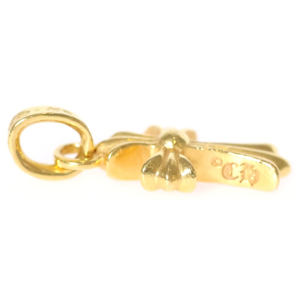 CHROME HEARTS(クロムハーツ) 22K CRS BBYFAT P/DIA ベイビーファットクロス PAVEダイヤ ペンダントトップ ゴールド BCA035