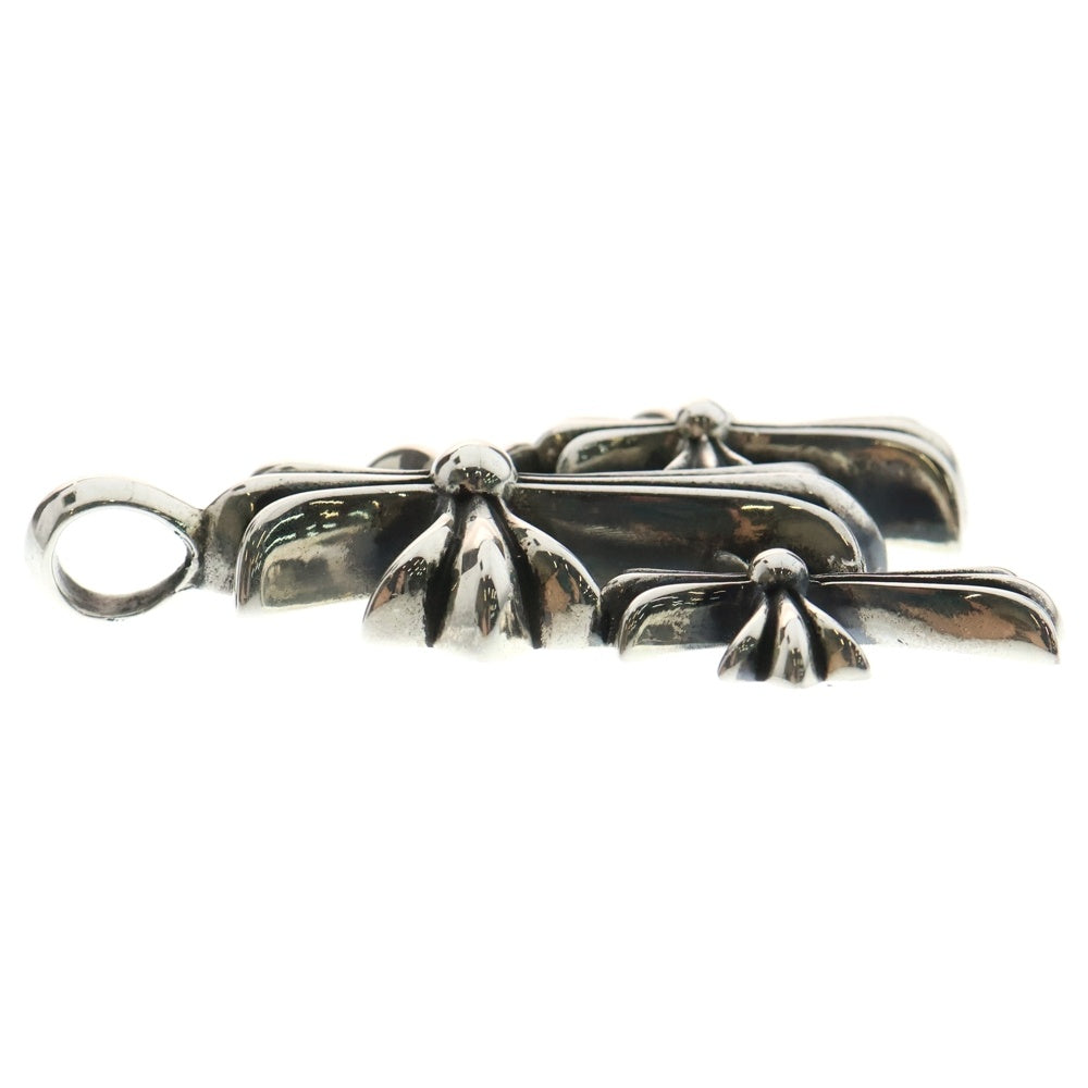 CHROME HEARTS(クロムハーツ) 3 CH CRS SML トリプルCHクロス スモール ペンダントトップ シルバー BCA201
