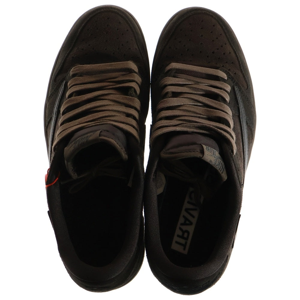 NIKE(ナイキ) ×TRAVIS SCOTT AIR JORDAN1 LOW OG SP VELVET BROWN DARK MOCHA トラヴィススコット エアジョーダン1 ローカットスニーカー DM7866-202 US8.5/26.5cm